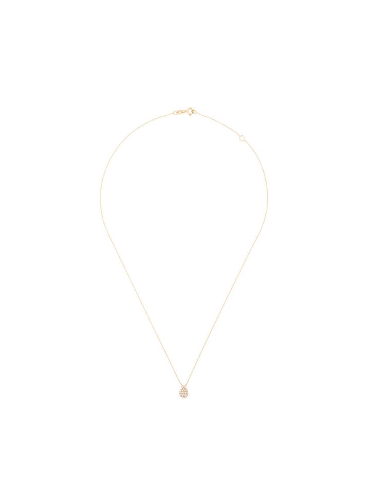 Diane Kordas Diamond Teardrop Necklace - Metallic