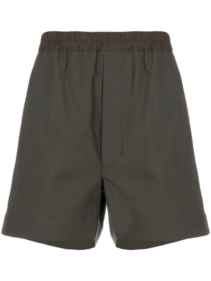 Rick Owens Boxer Track Shorts - Green