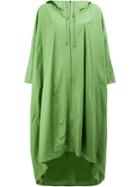 Lamberto Losani Long Hooded Raincoat - Green
