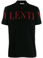 Valentino Vltn Polo Shirt - Black