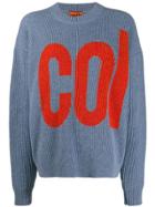 Colville Oversized Ribbed Jumper - Blue