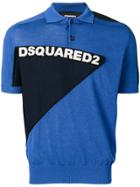 Dsquared2 Logo Polo Shirt - Blue