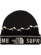 Supreme Tnf Fold Beanie Fw 18 Beanie - Black