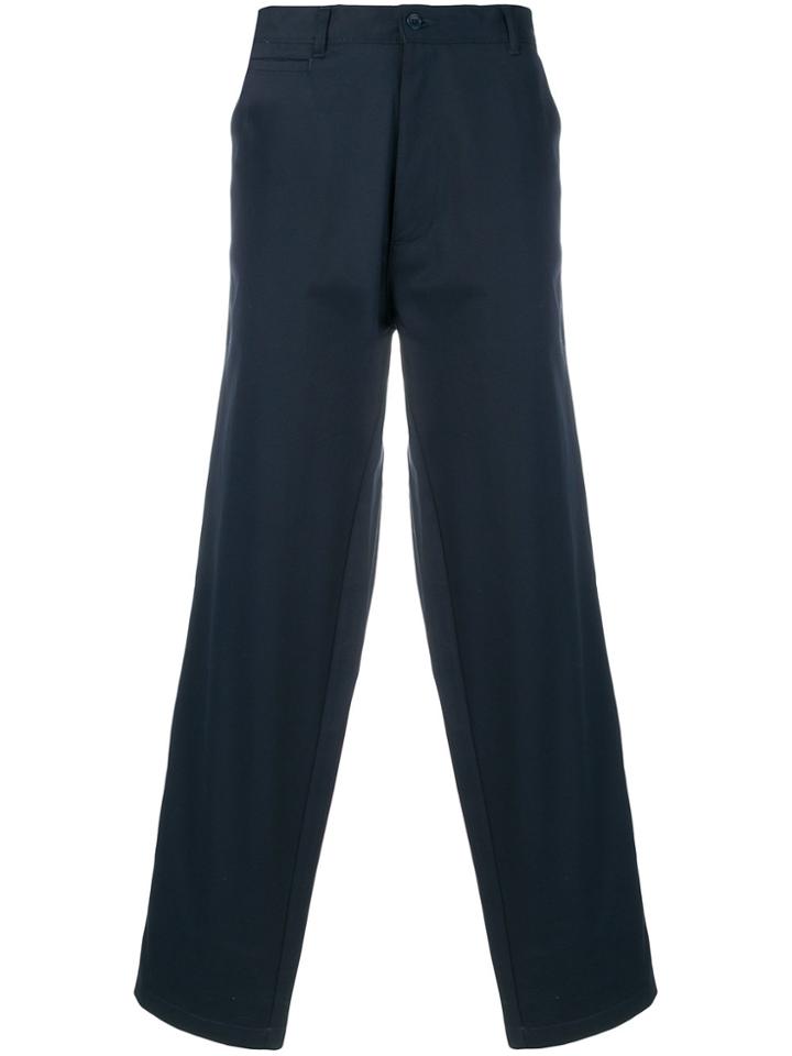 E. Tautz Classic Chino Trousers - Blue