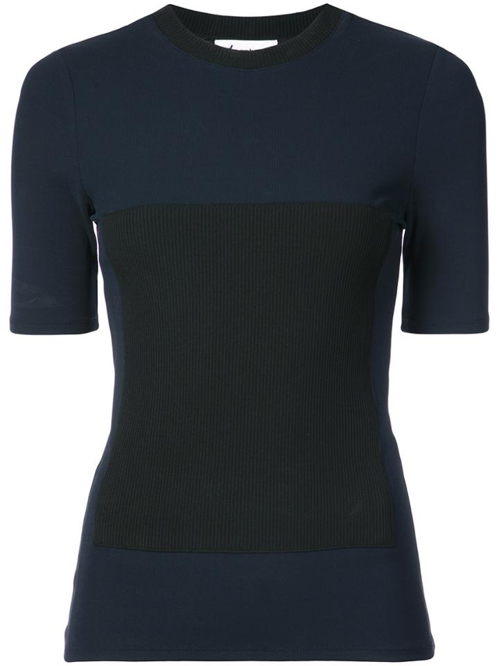 Paco Rabanne Ribbed Panel Top - Blue