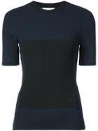 Paco Rabanne Ribbed Panel Top - Blue