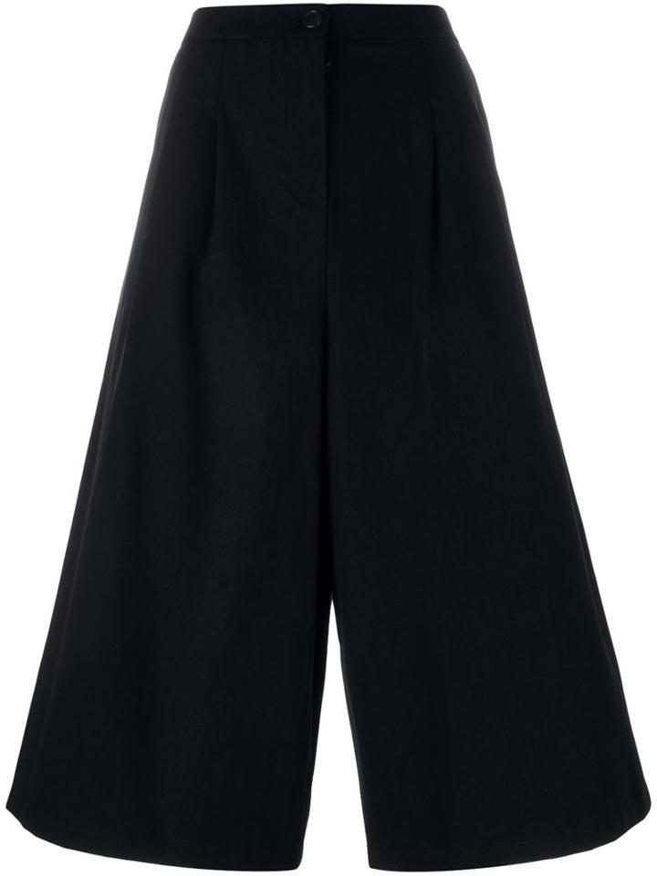 Société Anonyme Wide Leg Knee Shorts, Women's, Size: 44, Blue, Cotton