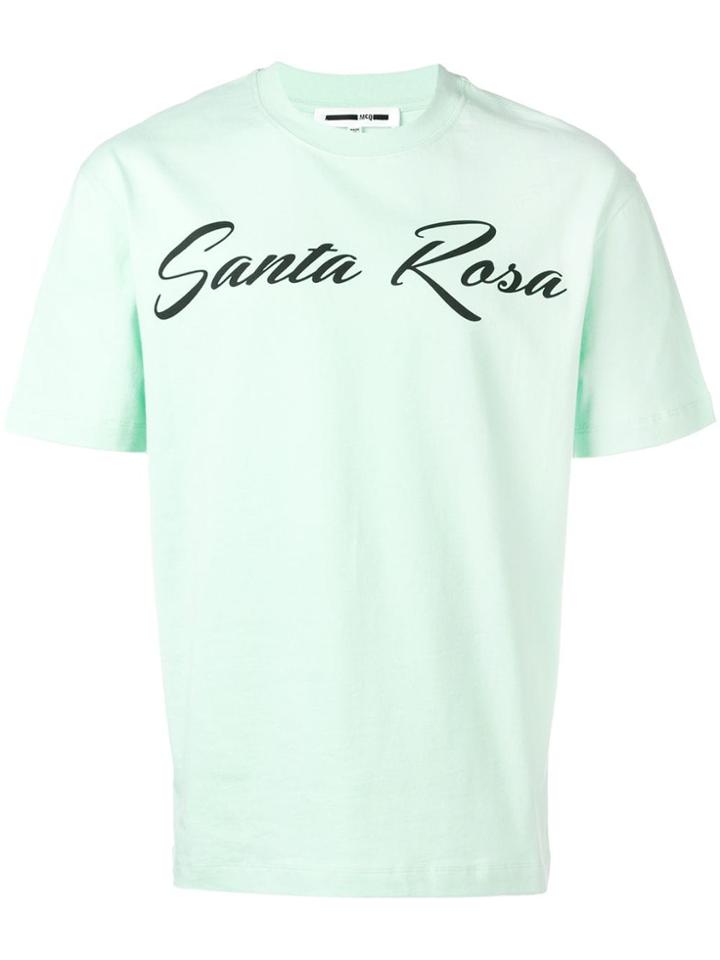 Mcq Alexander Mcqueen Dropped Shoulder Tee - Green