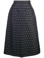 Alexa Chung Floral Print Skirt - Black