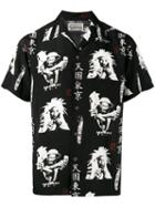 Wacko Maria - 'lee Perry' Short Sleeve Shirt - Men - Rayon - Xl, Black, Rayon