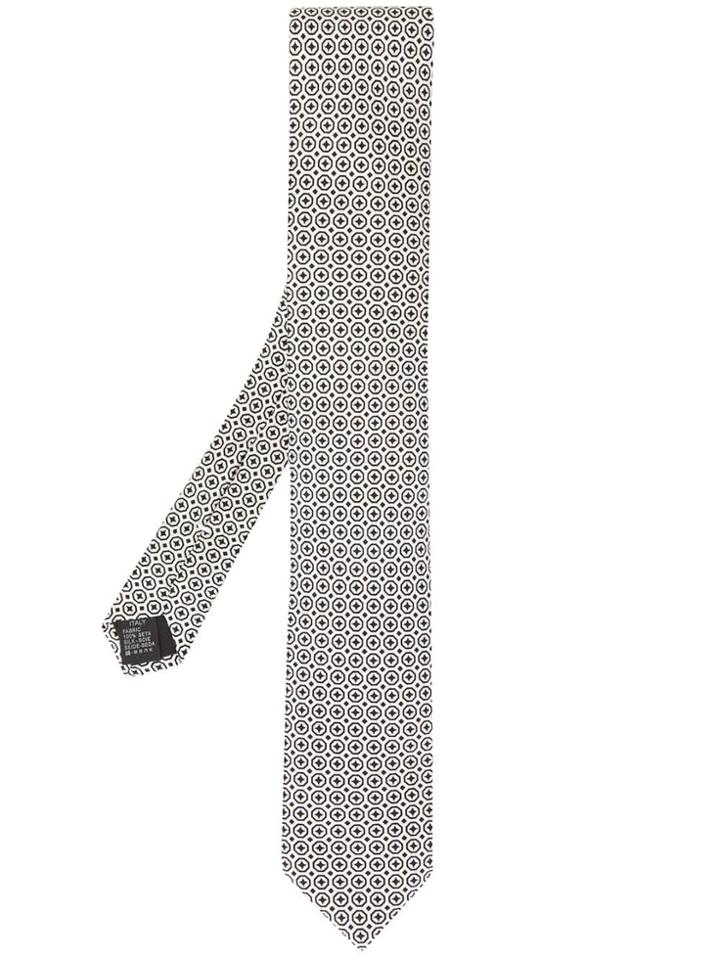 Dolce & Gabbana Printed Blade Tie - White