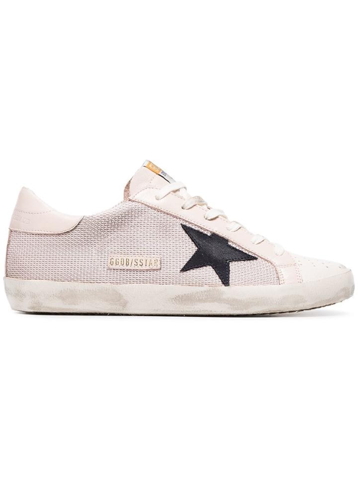 Golden Goose Deluxe Brand Superstar Mesh Sneakers - Pink & Purple