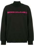 Strateas Carlucci 'biodegradable' Knit Sweater - Black