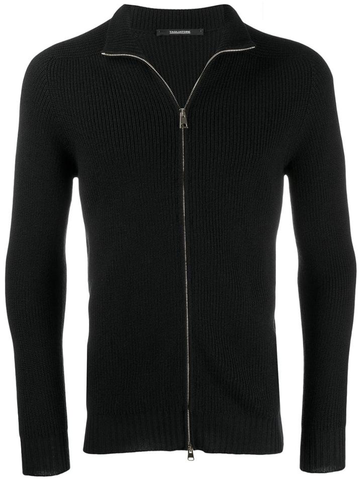 Tagliatore Zipped Sweatshirt - Black