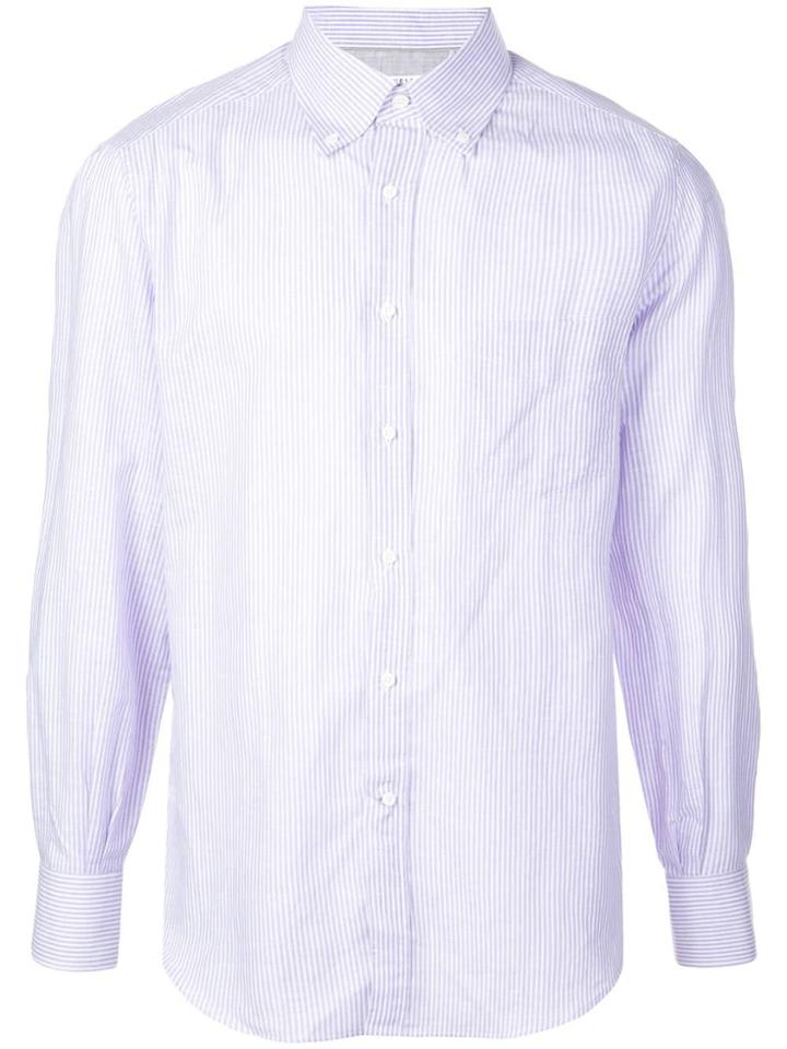 Brunello Cucinelli Micro-stripe Shirt - Purple