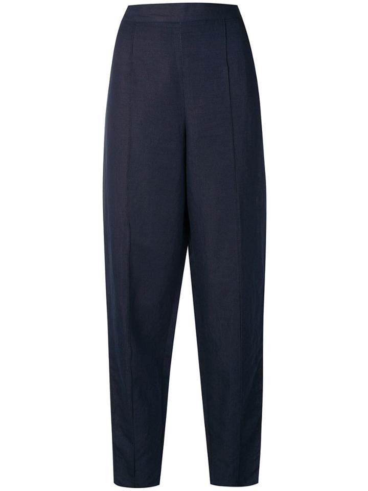 Versace Pre-owned 1980's High Waist Trousers - Blue