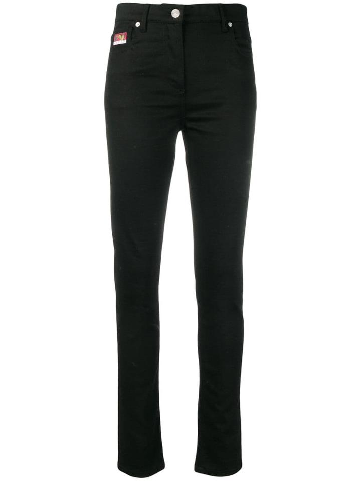 Kenzo High-waisted Skinny Trousers - Black