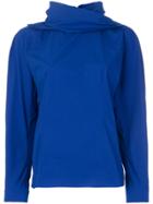 Delpozo Roll Neck Sweatshirt - Blue