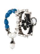 Camila Klein Enamel 2 Bracelets Set - Black