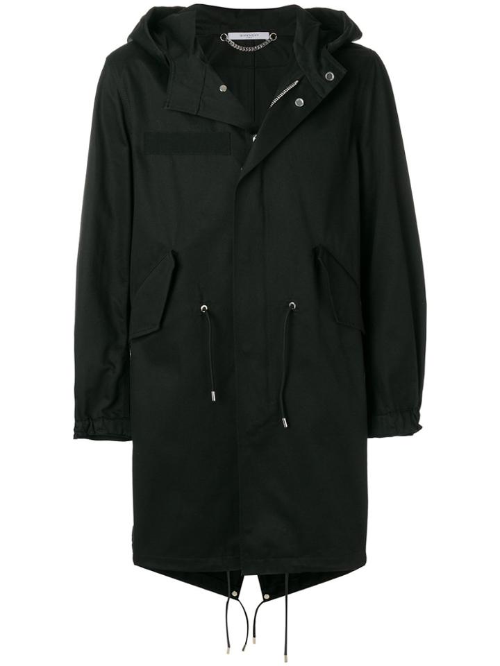 Givenchy Birds Of Paradise Hooded Parka - Black