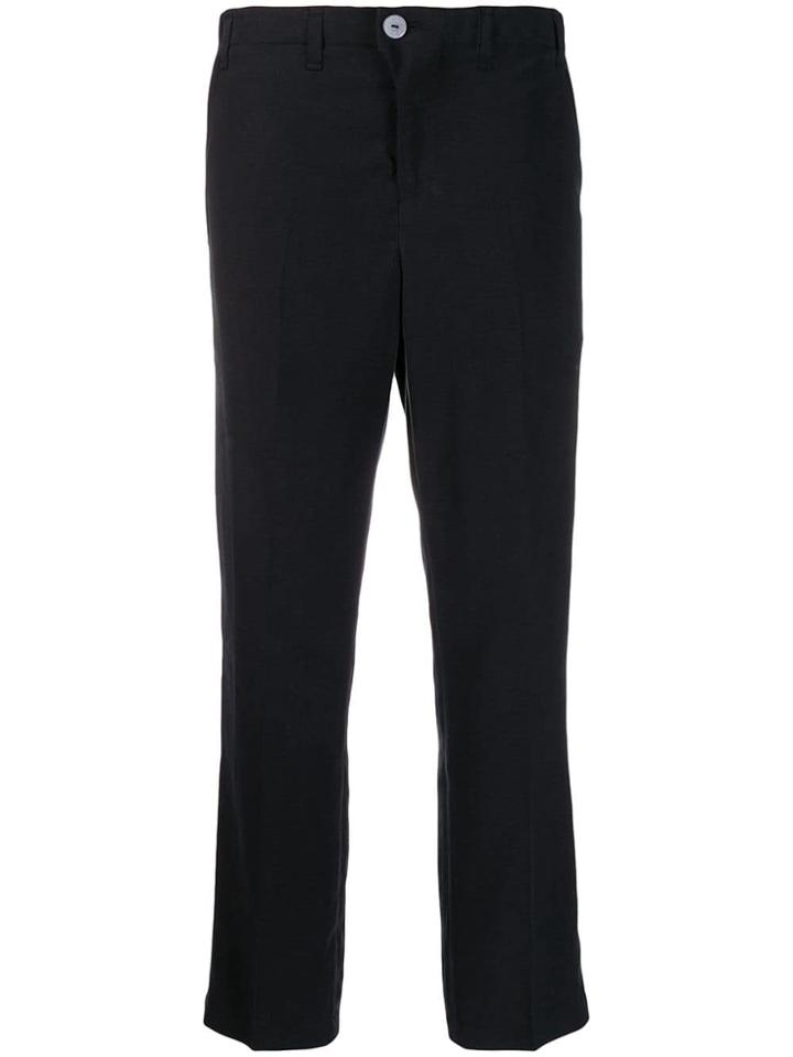 Julien David Cropped Trousers - Black