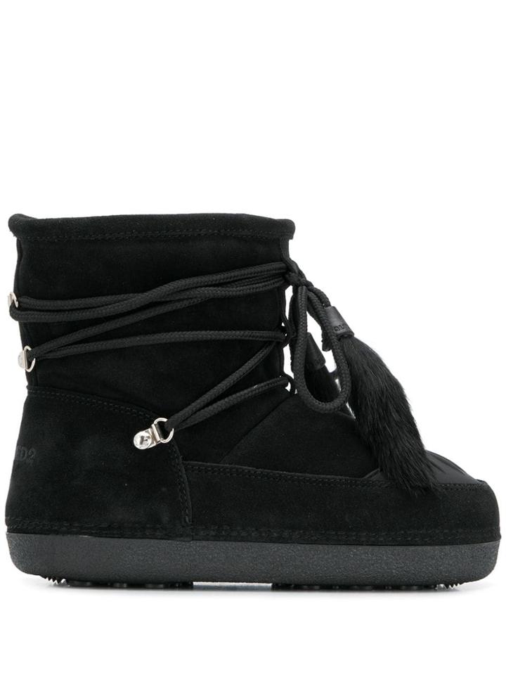 Dsquared2 Suede Snowboots - Black