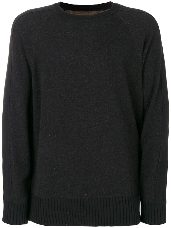 Ziggy Chen Cashmere Crew Neck Jumper - Black
