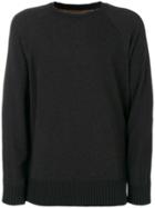 Ziggy Chen Cashmere Crew Neck Jumper - Black