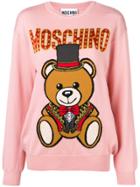Moschino Teddy Circus Knitted Jumper - Pink