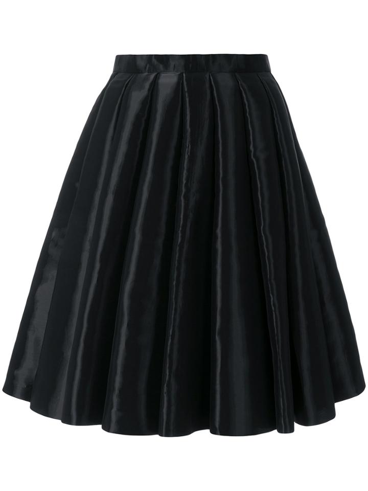 Junya Watanabe Comme Des Garçons Vintage Draped Flared Skirt - Black