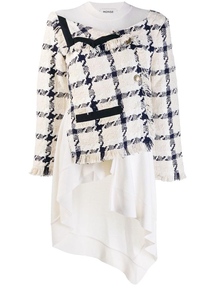 Monse Hybrid Knit Top - Neutrals