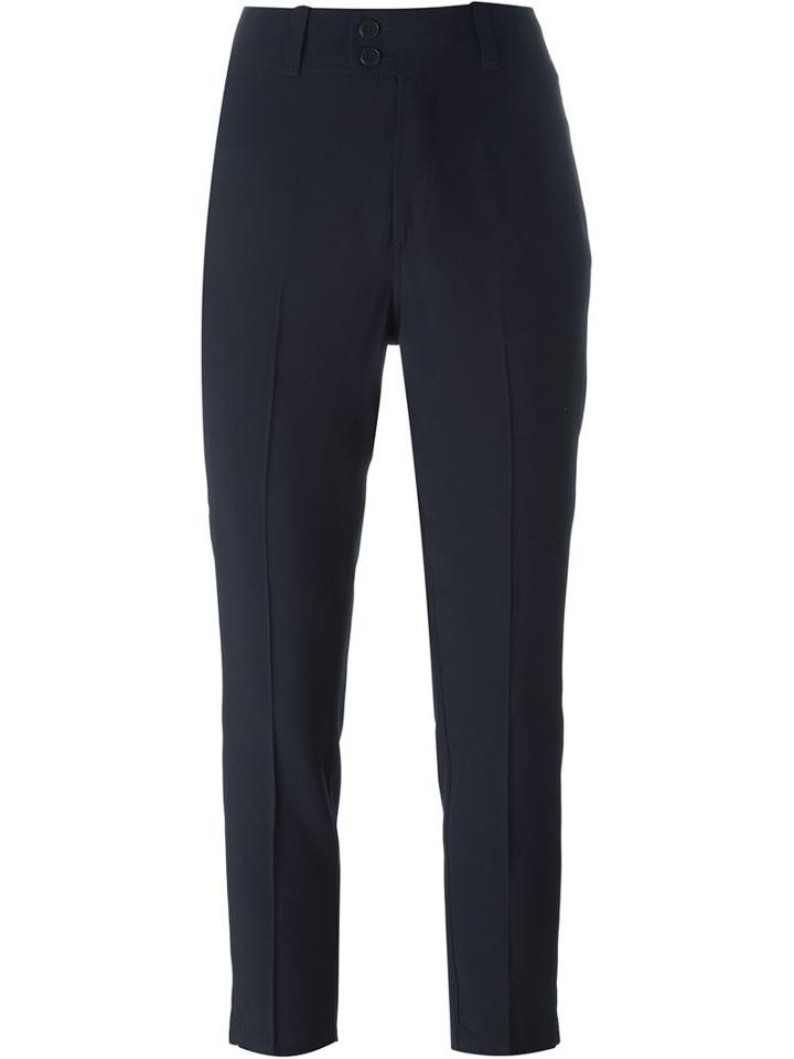 Dondup Front Pleat Cropped Trousers