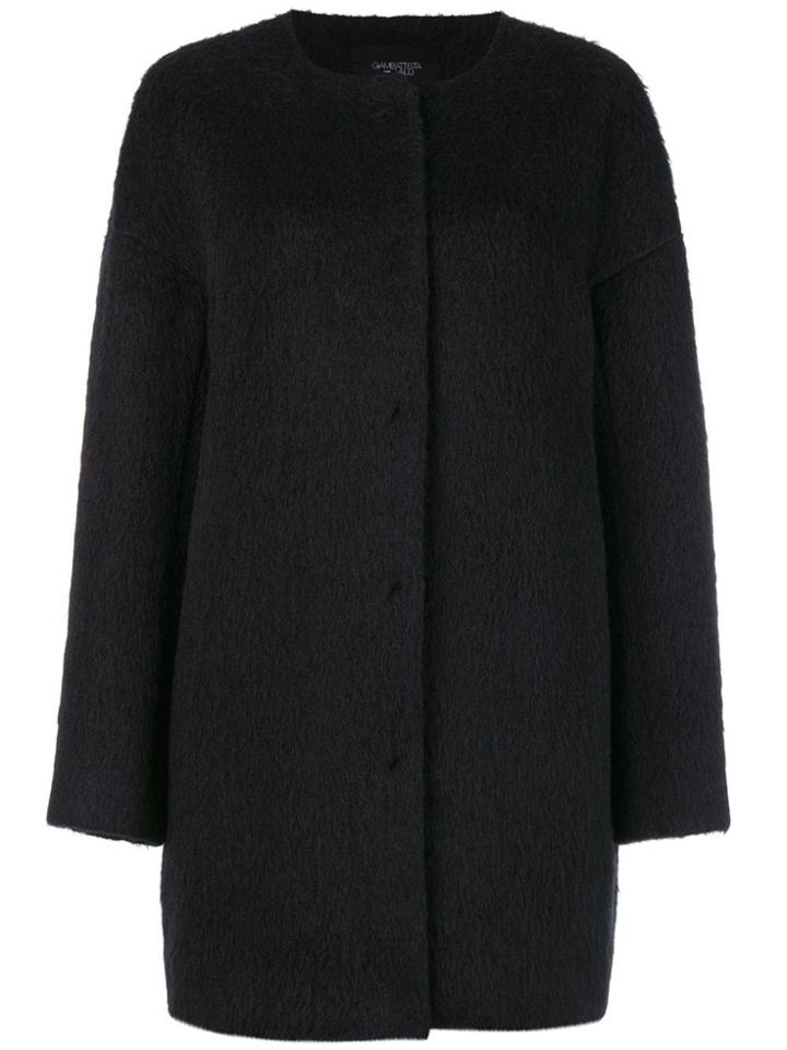 Giambattista Valli Textured Coat - Black