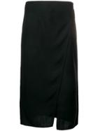 Ports 1961 Classic Fitted Midi Skirt - Black