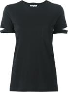 Helmut Lang Cut-out Sleeve T-shirt