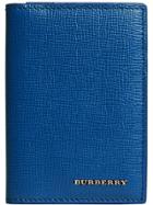 Burberry London Folding Card Case - Blue