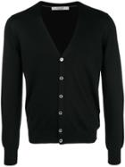 La Fileria For D'aniello V-neck Cardigan - Black