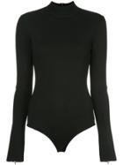 Rebecca Vallance Violet Knitted Bodysuit - Black