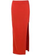 Jacquemus Asymmetrical Layer Skirt - Yellow & Orange