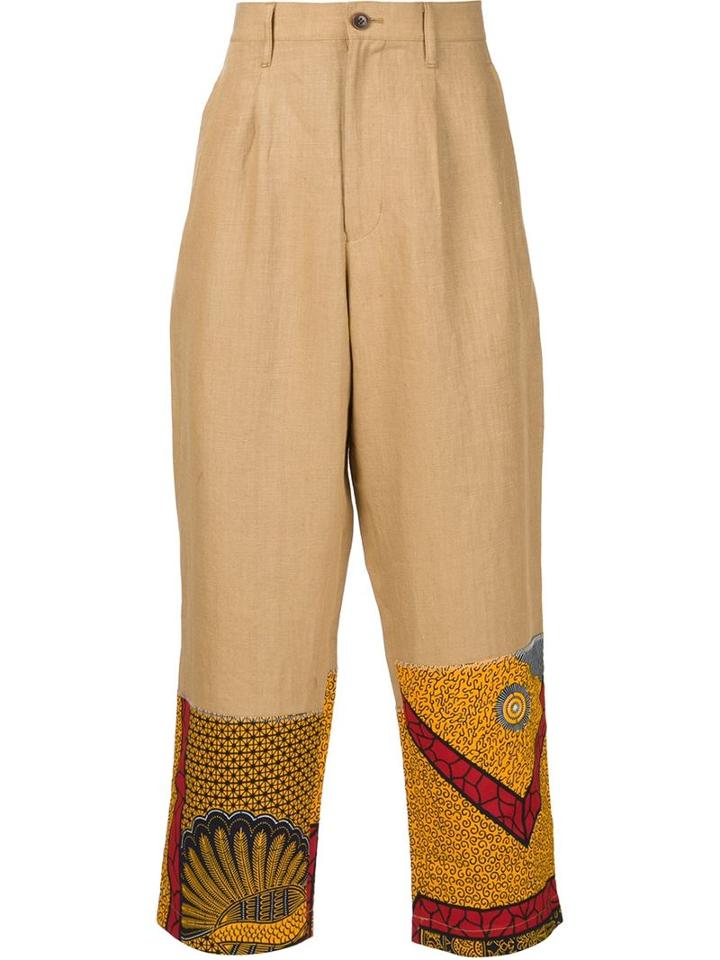 Junya Watanabe Comme Des Garçons Man Printed Panel Trousers