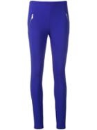 Emilio Pucci Blue Zip Pocket Leggings
