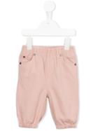 Stella Mccartney Kids - Floral Trousers - Kids - Cotton/polyester - 12 Mth, Pink/purple