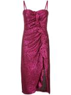 Jonathan Simkhai Sequinned Ruffle Detail Dress - Pink