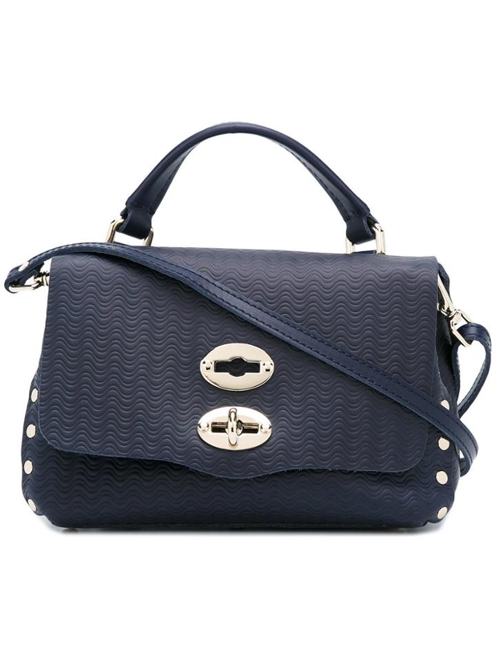 Zanellato 'cachemire Blandine' Satchel - Blue