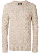 Overcome Cable Knit Jumper - Nude & Neutrals