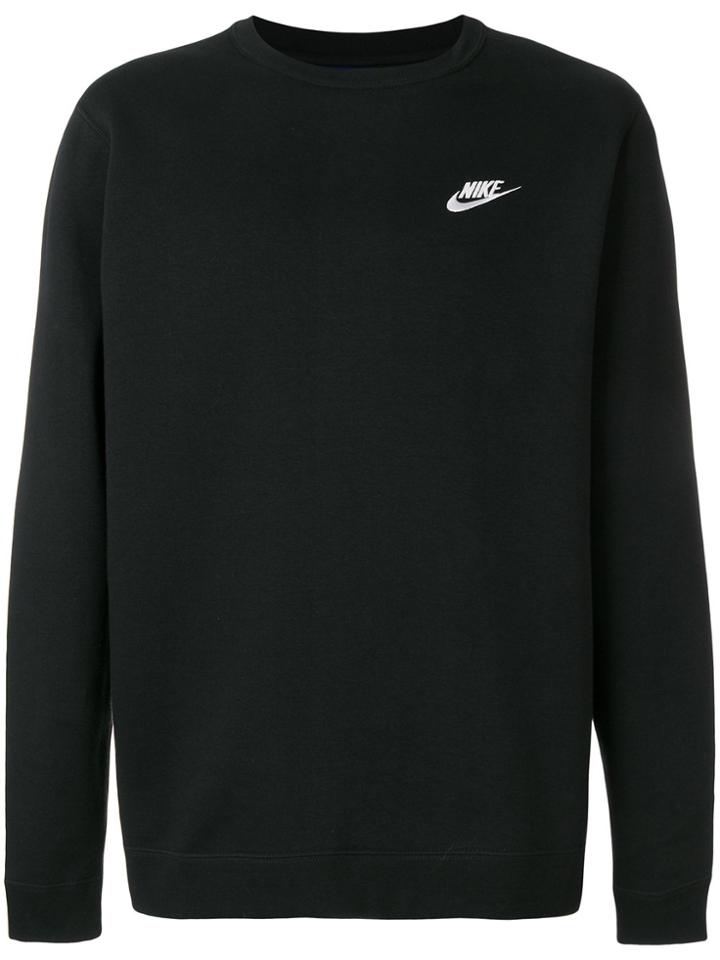 Nike Logo Long-sleeve Sweatshirt - Black