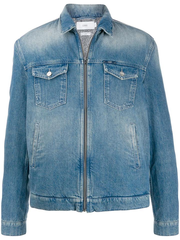 Closed Zip-up Denim Jacket - Blue