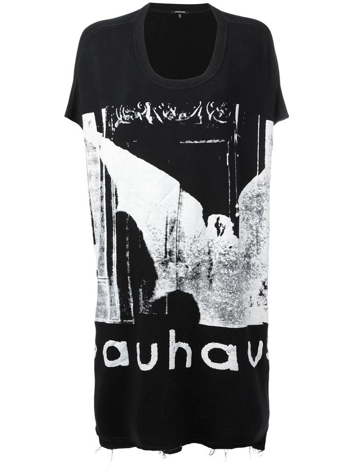 R13 - Bahaus T-shirt Dress - Women - Cotton - S, Women's, Black, Cotton