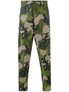 Tom Rebl - Camouflage Printed Trousers - Men - Cotton/acrylic/polyester/spandex/elastane - 52, Brown, Cotton/acrylic/polyester/spandex/elastane
