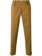 Briglia 1949 - Slim Fit Trousers - Men - Cotton/spandex/elastane - 46, Brown, Cotton/spandex/elastane
